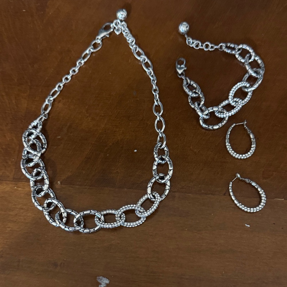 Brighton Pebble Pave collection Jewelry Set